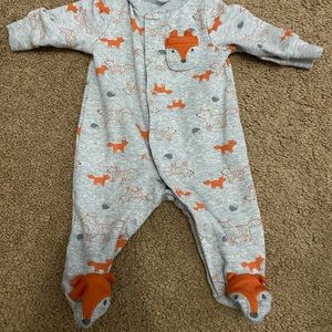 Baby Boy Newborn Footed Pj’s